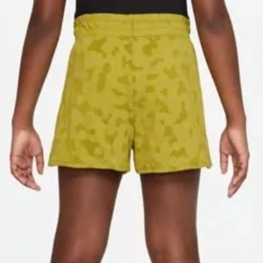 Nike Dri-FIT Breezy Big Kids' (Girls') High-Waisted Training Shorts, Size‎ S